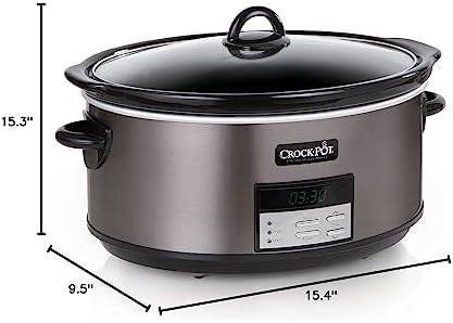 8 Quart Programmable Slow Cooker with Auto Warm - Curated Catalog L2