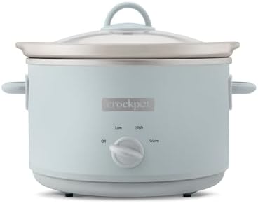 4.5 Quart Manual Slow Cooker – Macaroon Blue - Curated Catalog N5