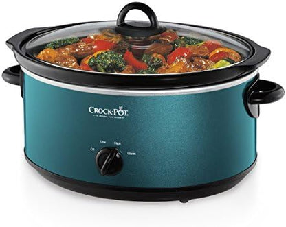 7 Quart Manual Slow Cooker – Turquoise - Curated Catalog J7