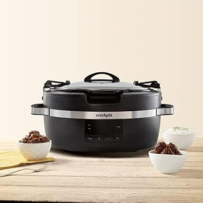Thermoshield 6 Quart Slow Cooker with Carry Handles - Curated Catalog L8