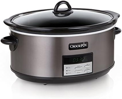8 Quart Programmable Slow Cooker with Auto Warm - Curated Catalog L2