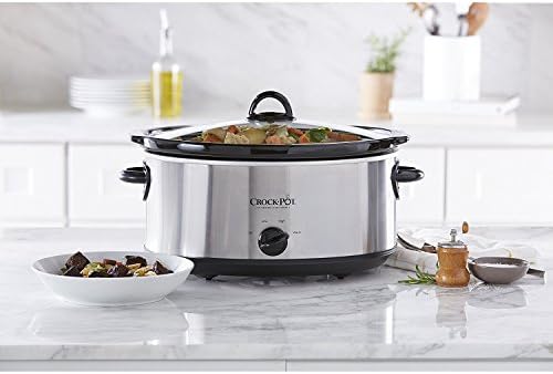 7 Quart Oval Manual Slow Cooker – Stainless Steel - Curated Catalog L0