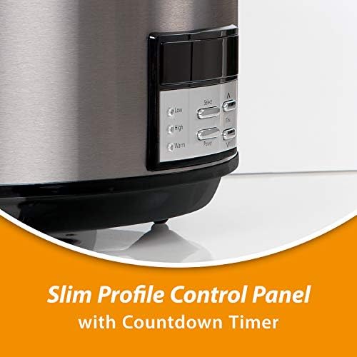 8 Quart Programmable Slow Cooker with Auto Warm - Curated Catalog L2