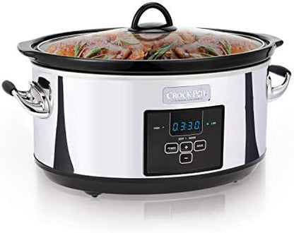 7 Quart Programmable Slow Cooker – Polished Platinum - Curated Catalog B7