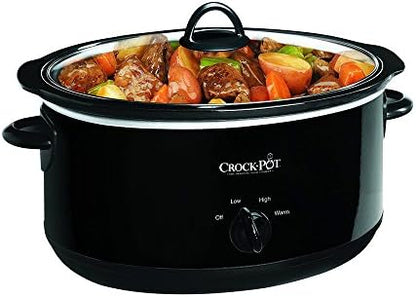 8 Quart Manual Slow Cooker – Black - Curated Catalog U8