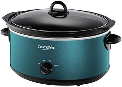 7 Quart Manual Slow Cooker – Turquoise - Curated Catalog J7