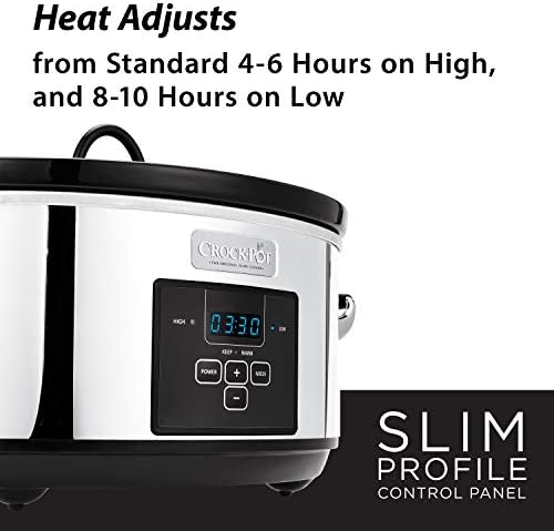 7 Quart Programmable Slow Cooker – Polished Platinum - Curated Catalog B7