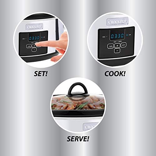 7 Quart Programmable Slow Cooker – Polished Platinum - Curated Catalog B7