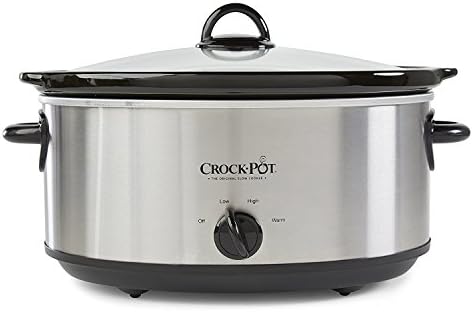 7 Quart Oval Manual Slow Cooker – Stainless Steel - Curated Catalog L0