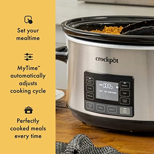 7 Quart Portable Programmable Slow Cooker with Timer - Curated Catalog L3