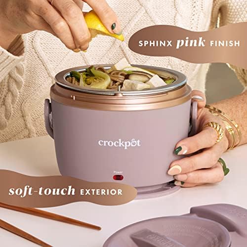 Electric Lunch Box Food Warmer 20oz – Blush Pink - Curated Catalog X5