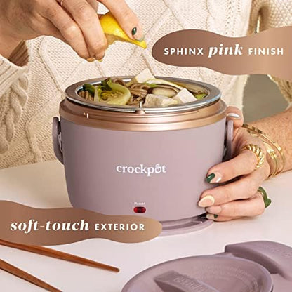 Electric Lunch Box Food Warmer 20oz – Blush Pink - Curated Catalog X5