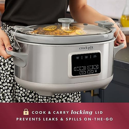 7 Quart Programmable Cook & Carry Slow Cooker - Curated Catalog B7