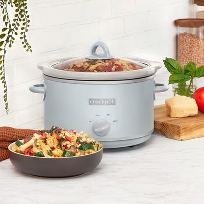 4.5 Quart Manual Slow Cooker – Macaroon Blue - Curated Catalog N5