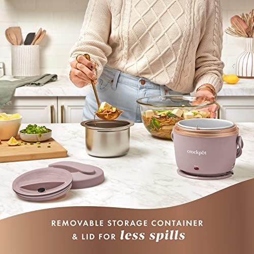 Electric Lunch Box Food Warmer 20oz – Blush Pink - Curated Catalog X5