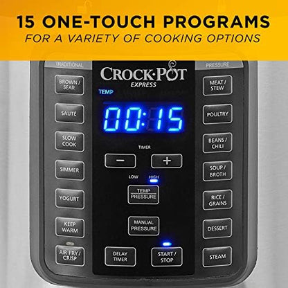 Express Crisp 8 Quart 10-in-1 Pressure Cooker - Curated Catalog J6