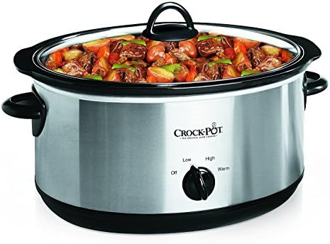 7 Quart Oval Manual Slow Cooker – Stainless Steel - Curated Catalog L0