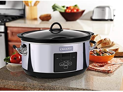 7 Quart Programmable Slow Cooker – Polished Platinum - Curated Catalog B7