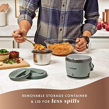 Portable Electric Lunch Box Food Warmer – Green - Curated Catalog Q9
