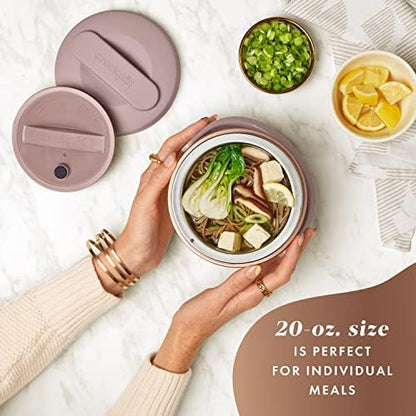 Electric Lunch Box Food Warmer 20oz – Blush Pink - Curated Catalog X5
