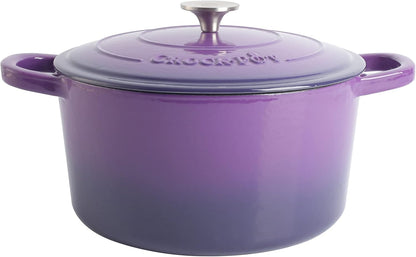 3 Quart Enameled Cast Iron Dutch Oven – Aqua - Curated Catalog J4