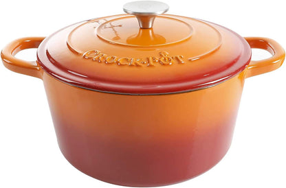 3 Quart Enameled Cast Iron Dutch Oven – Aqua - Curated Catalog P7