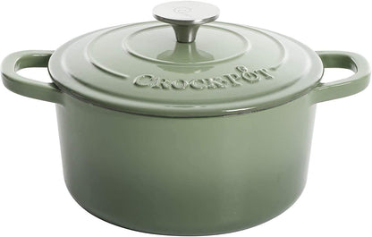 3 Quart Enameled Cast Iron Dutch Oven – Aqua - Curated Catalog P7