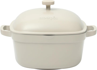 3 Quart Enameled Cast Iron Dutch Oven – Aqua - Curated Catalog P7