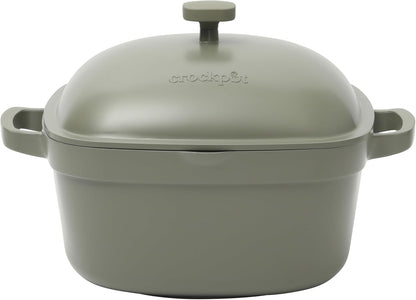3 Quart Enameled Cast Iron Dutch Oven – Aqua - Curated Catalog J4
