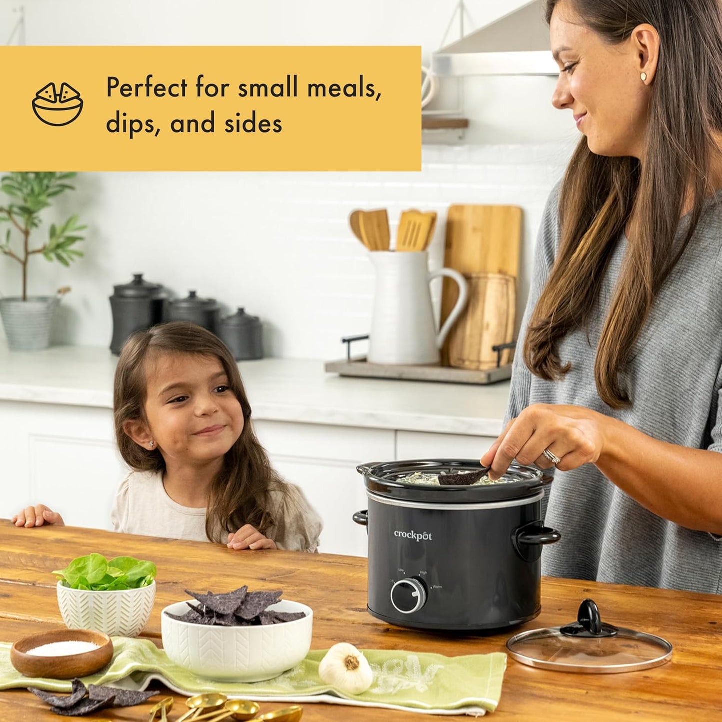 2 Quart Mini Slow Cooker – Classic Compact Cooker - Curated Catalog A5