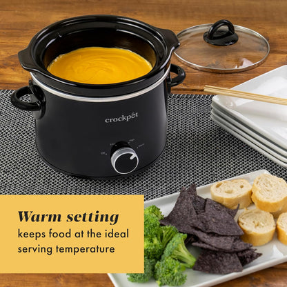 2 Quart Mini Slow Cooker – Classic Compact Cooker - Curated Catalog A5